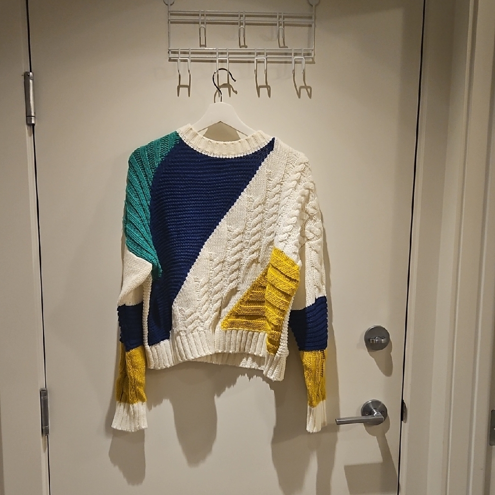 Colorblock Sweater - M